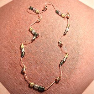 Vintage Liz Claiborne glass bead necklace